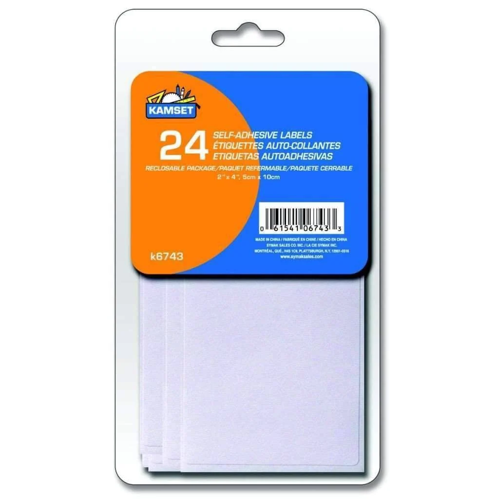 Sustainable 24 Self-adhesive Labels 2 Enhanced
