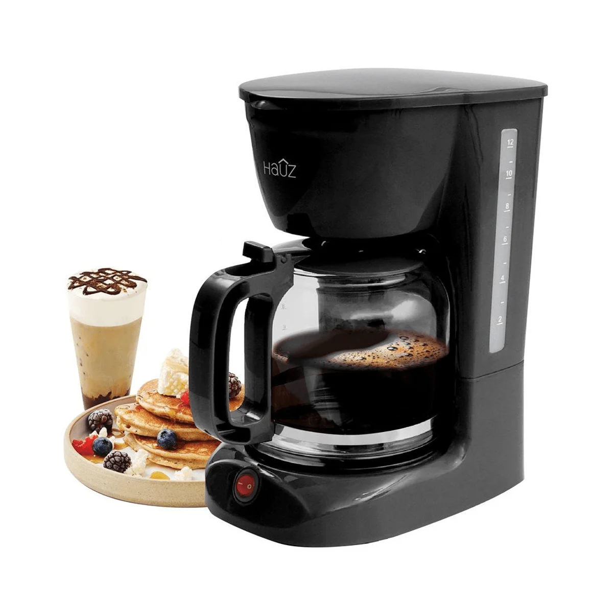 Secure Hauz – 12cup Coffee Maker Black Safe