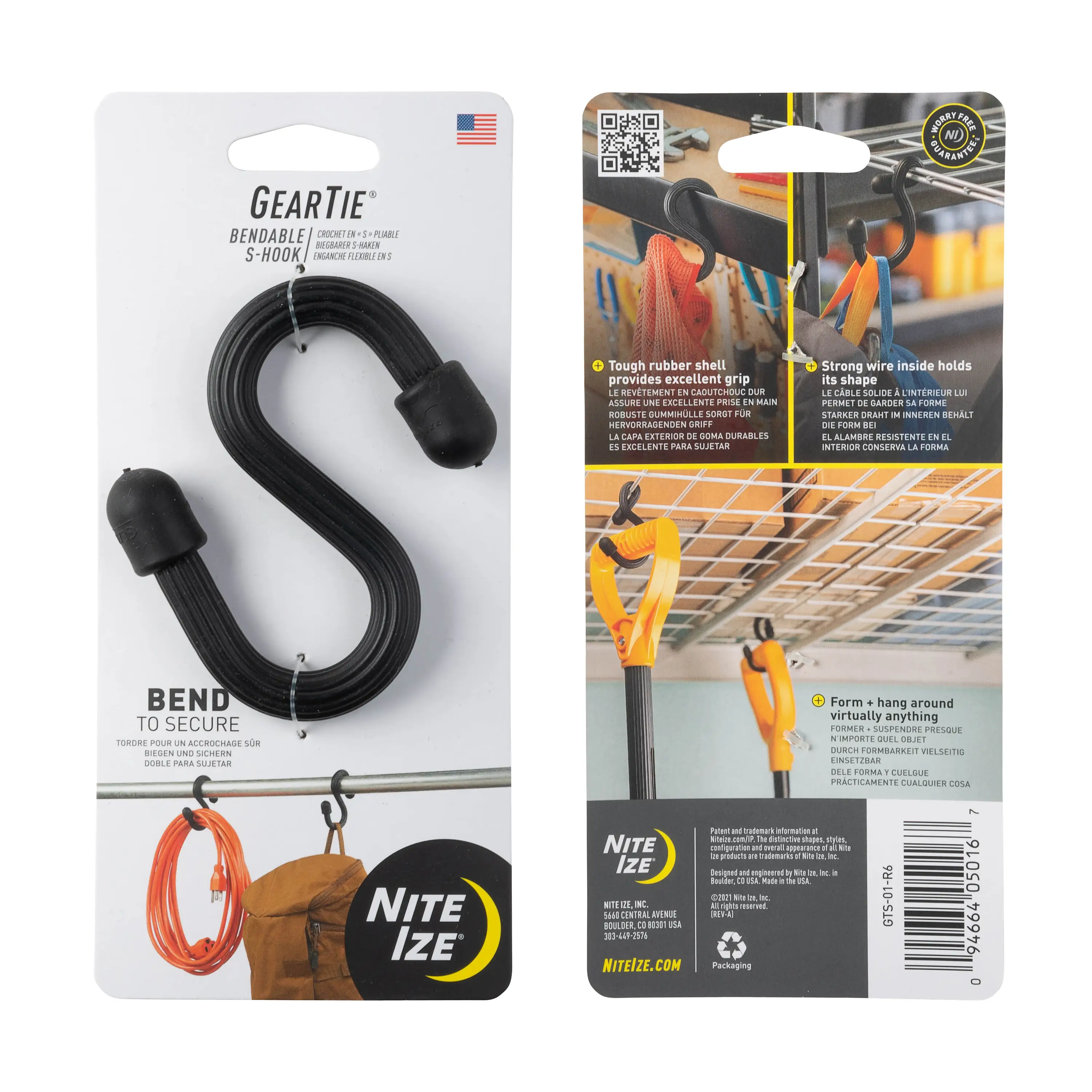 Sophisticated GEAR TIE BENDABLE S-HOOK Authentic