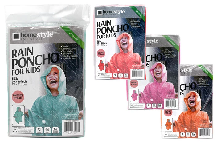 Premium Material RAIN PONCHO KIDS Stylish