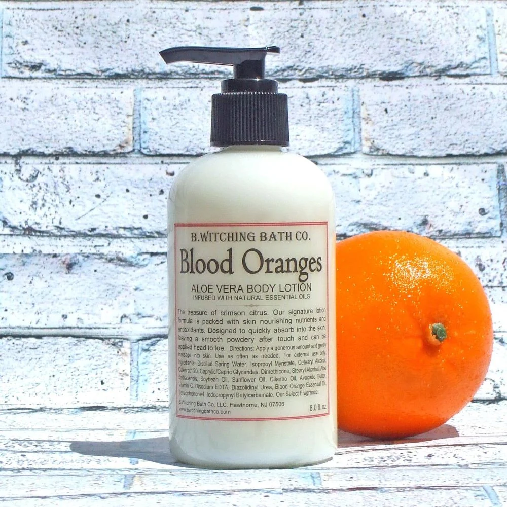 Luxury 8oz. Blood Orange Aloe Vera Body Lotion Secure