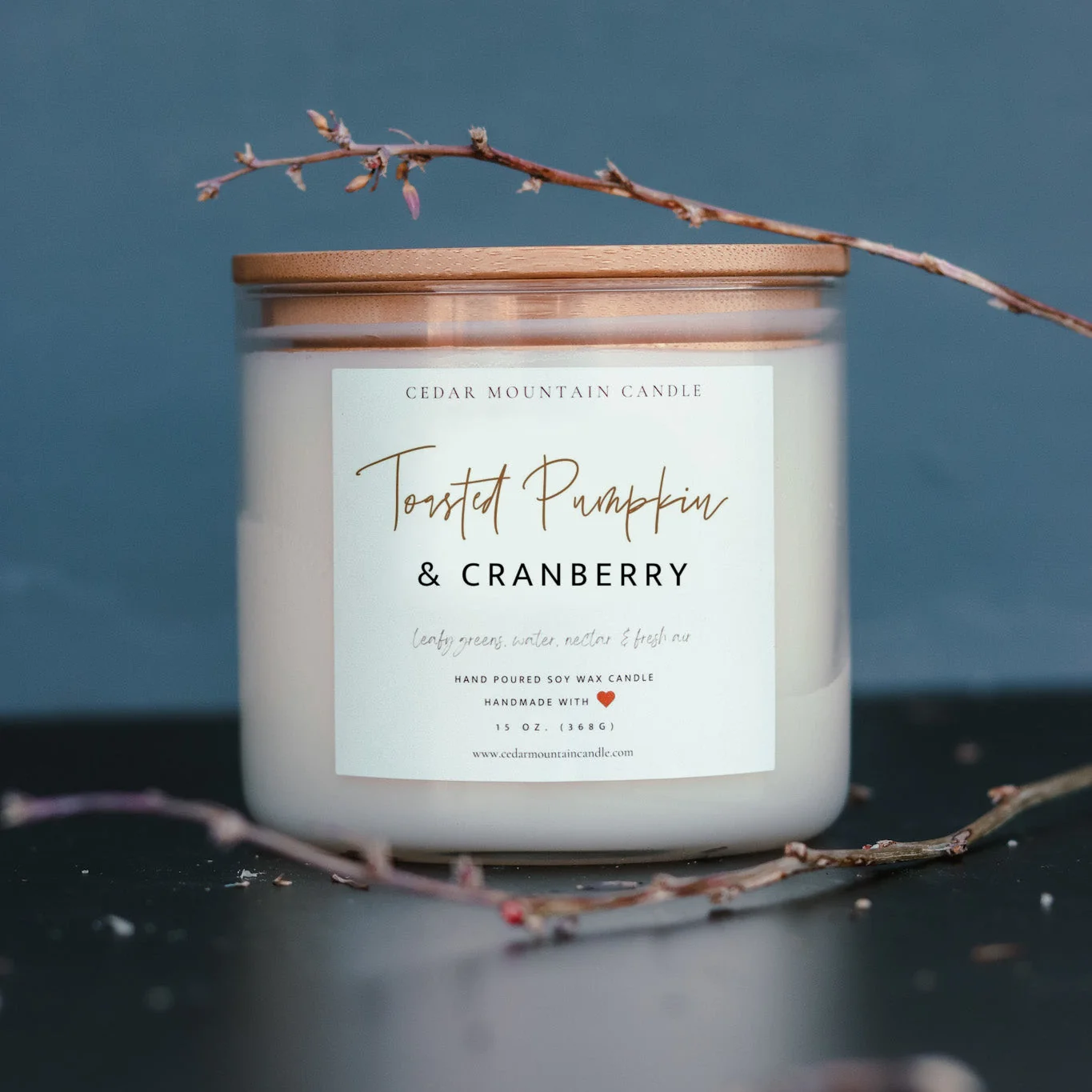 Easy-to-Use Toasted Pumpkin amp Cranberry – 3 Wick Jar Candle Long-Lasting