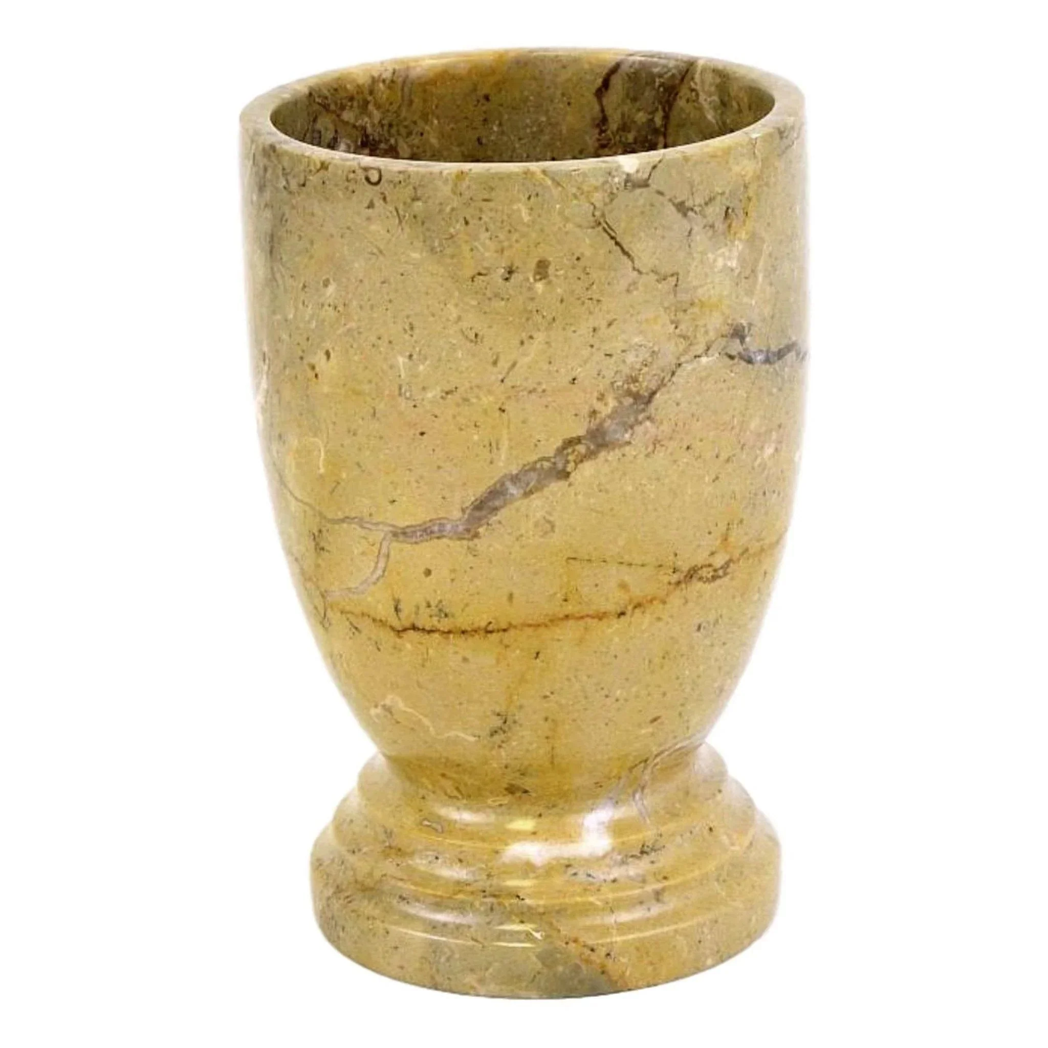 Advanced Bathroom Tumbler of Sahara Beige Marble High-End