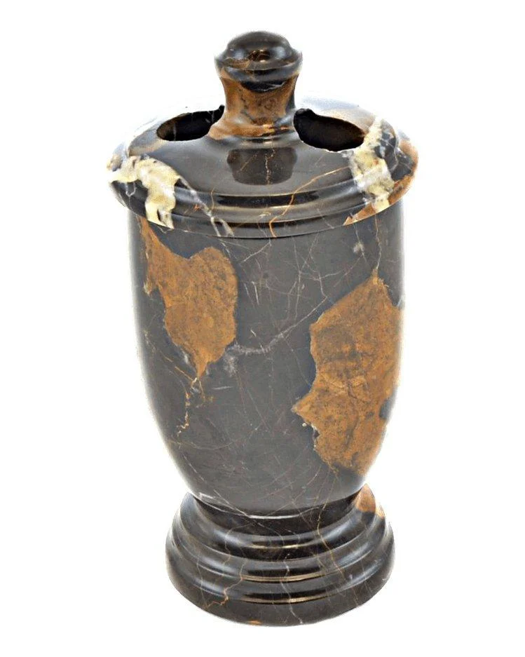 Trusted Covered Toothrbush Holder of Michelangelo Marble Stylish