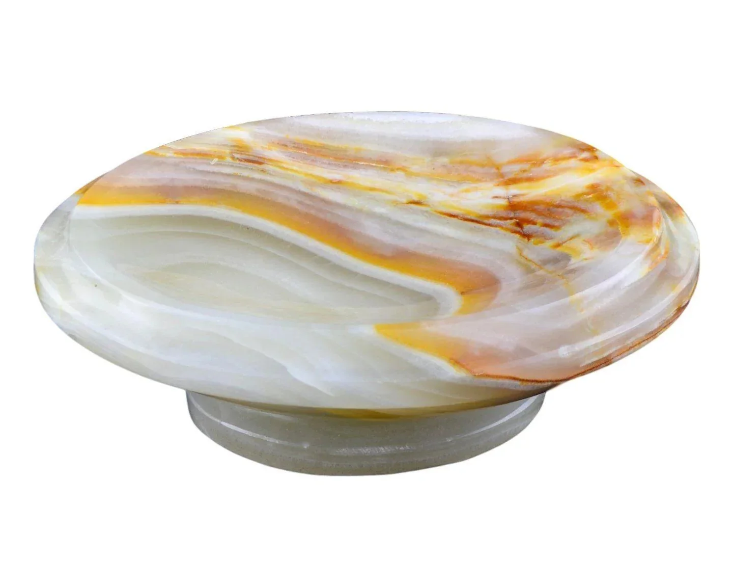 Elite Soap Dish of Pistachio Onyx Casual