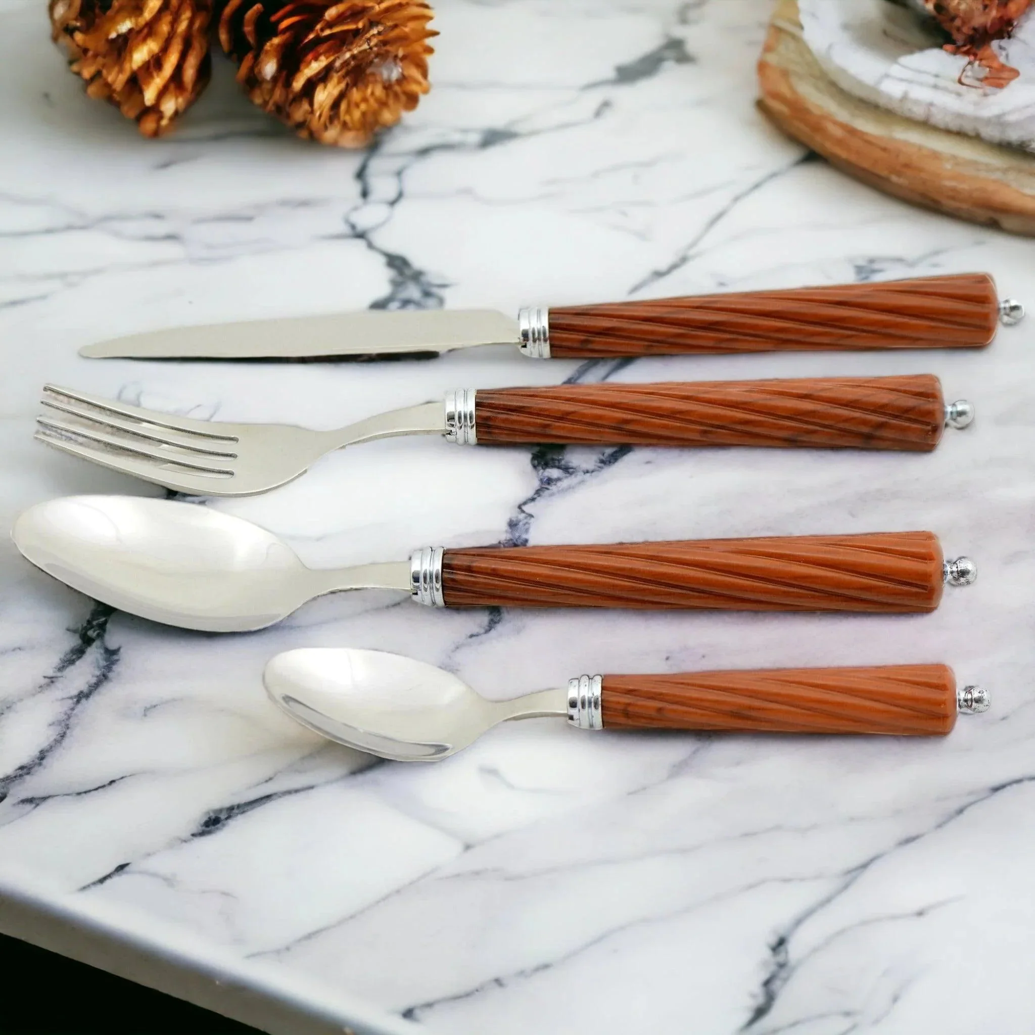 High-Quality Flatware with Wood Handles Trusted
