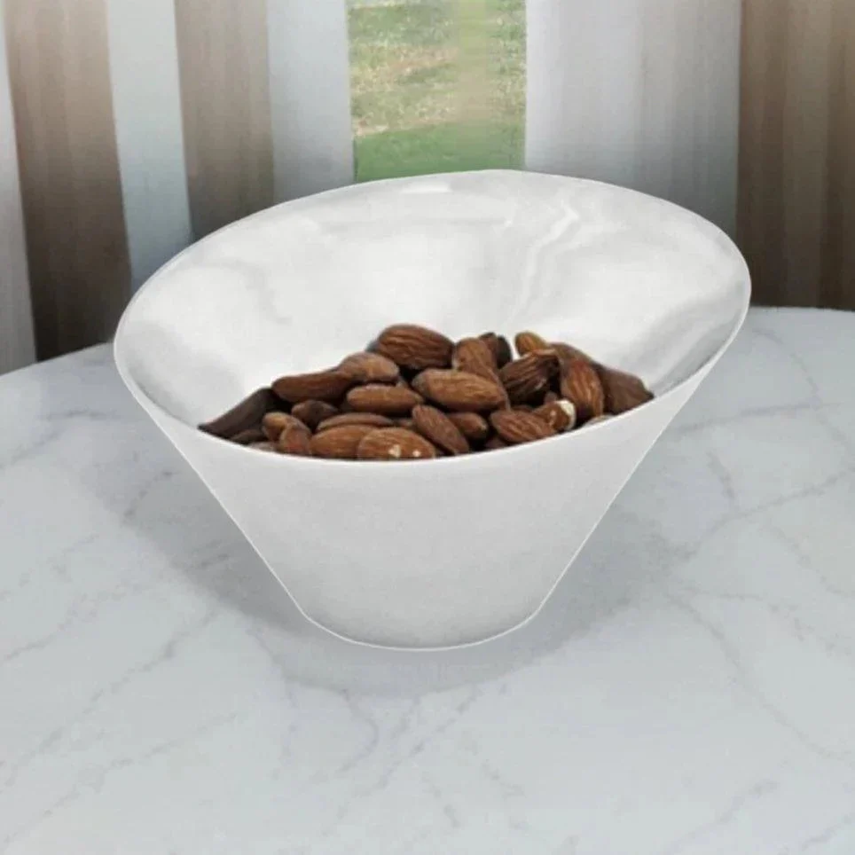 Comfortable Trumpet Bowl- Decorative Vase Crafted from Recycled Aluminum Healthy