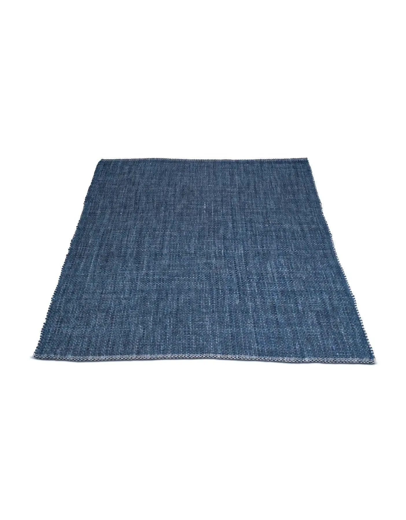 Safe Handwoven Luxe Indigo Rug Traditional