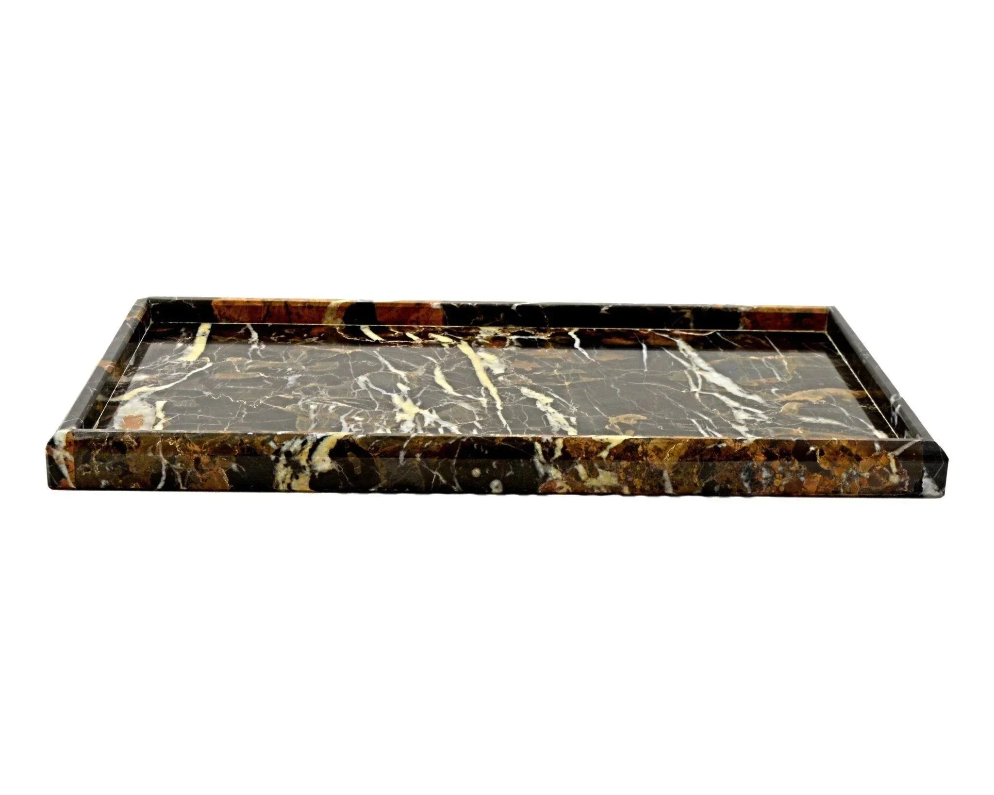 Fast Bathroom Tray – Luxury Bathroom Vanity Tray of Michelangelo Marble Next-Generation