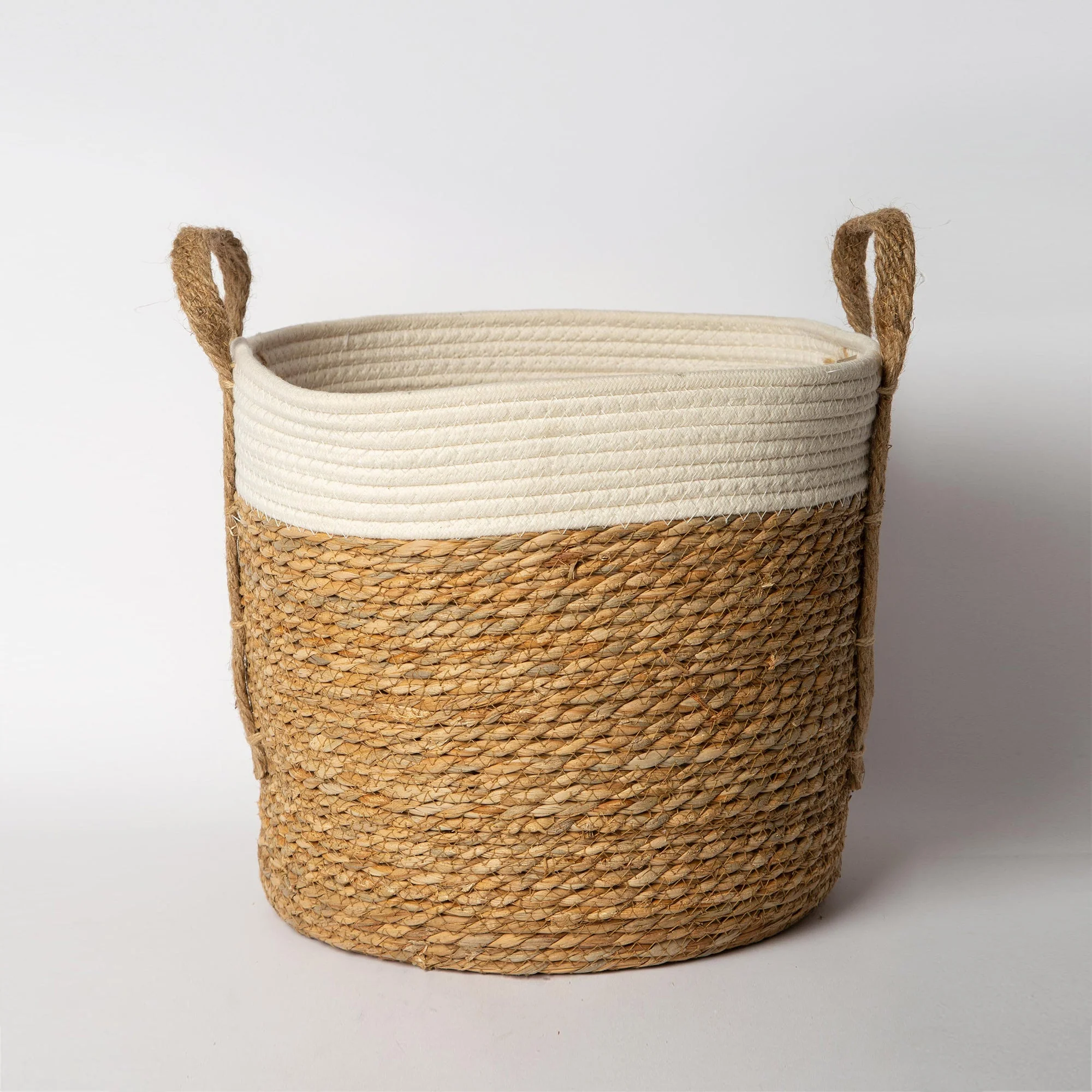 Organic 819 – Seagrass Basket With Handles Genuine