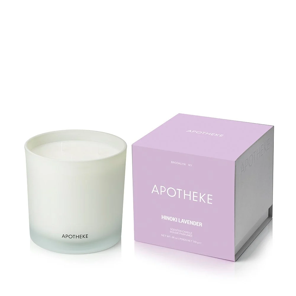 Trusted Hinoki Lavender 3-Wick Candle Eco-Friendly