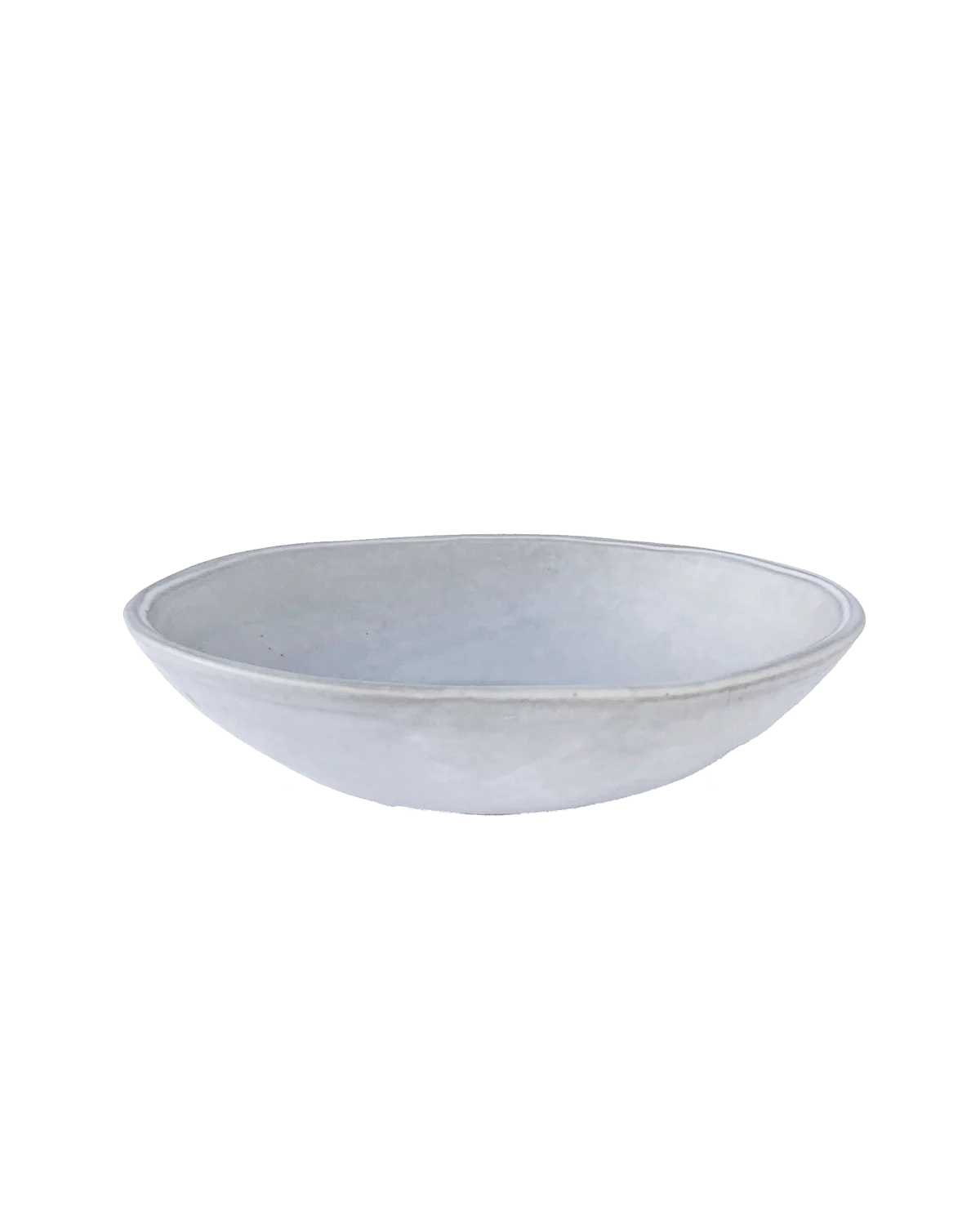 Relaxed Cloud Oval Serving Bowl Green