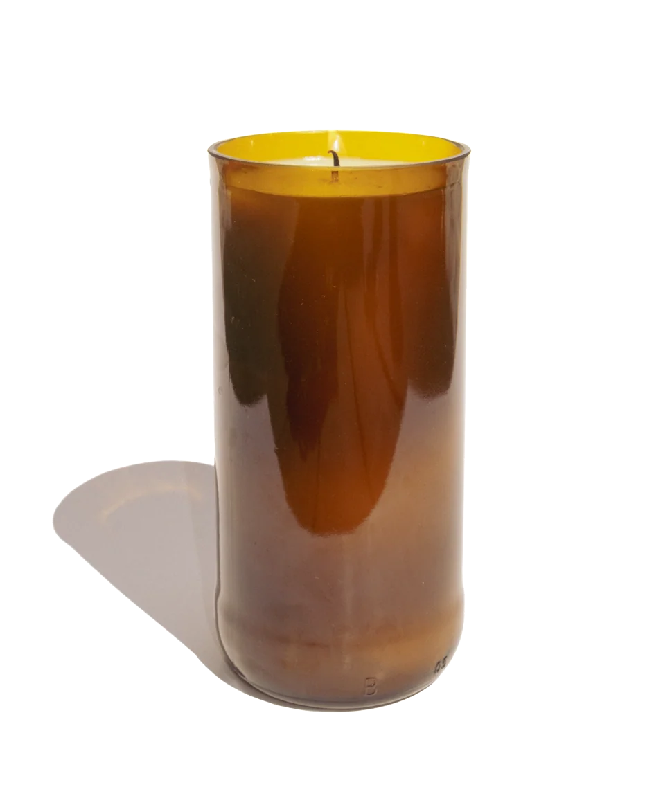 Quality Midnight Fig Reclaimed Amber Bottle Candle Carefully Designed