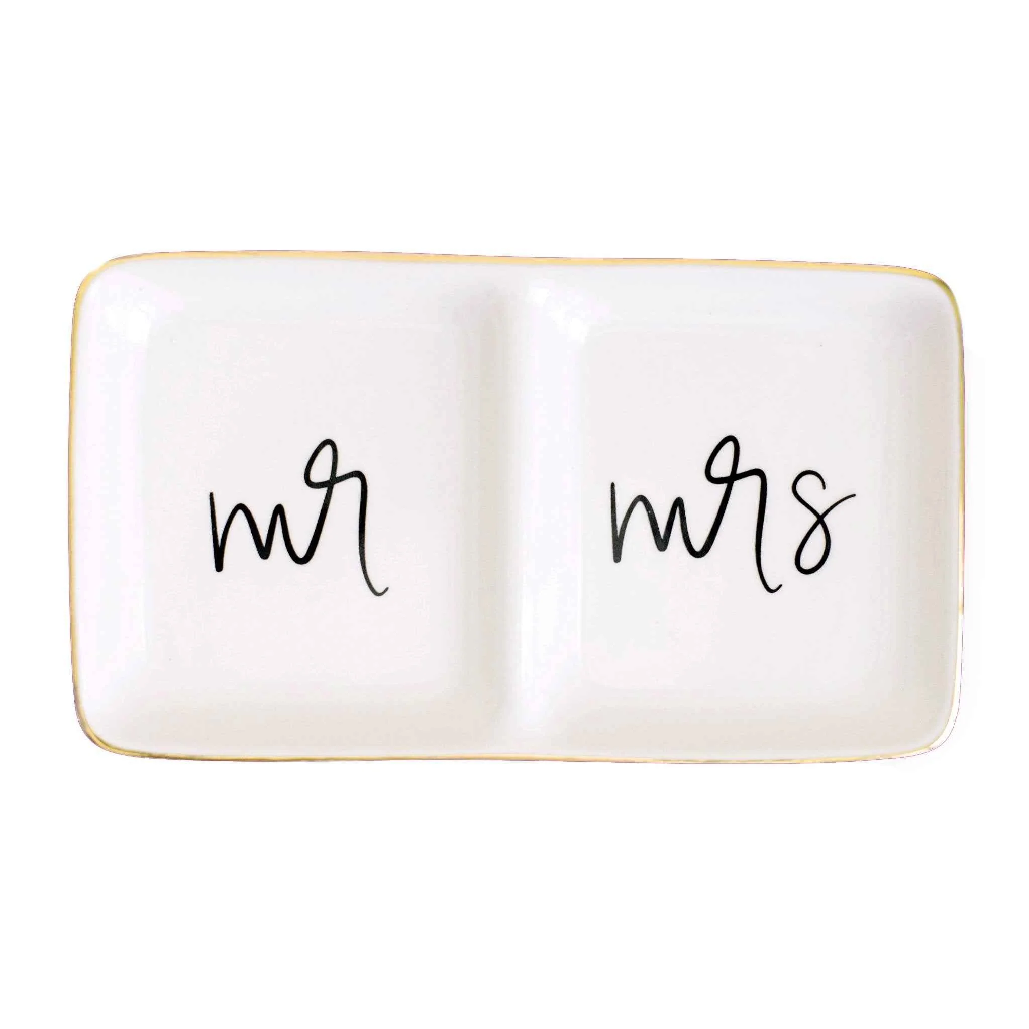 Reusable Mr. and Mrs. Jewelry Dish Selected