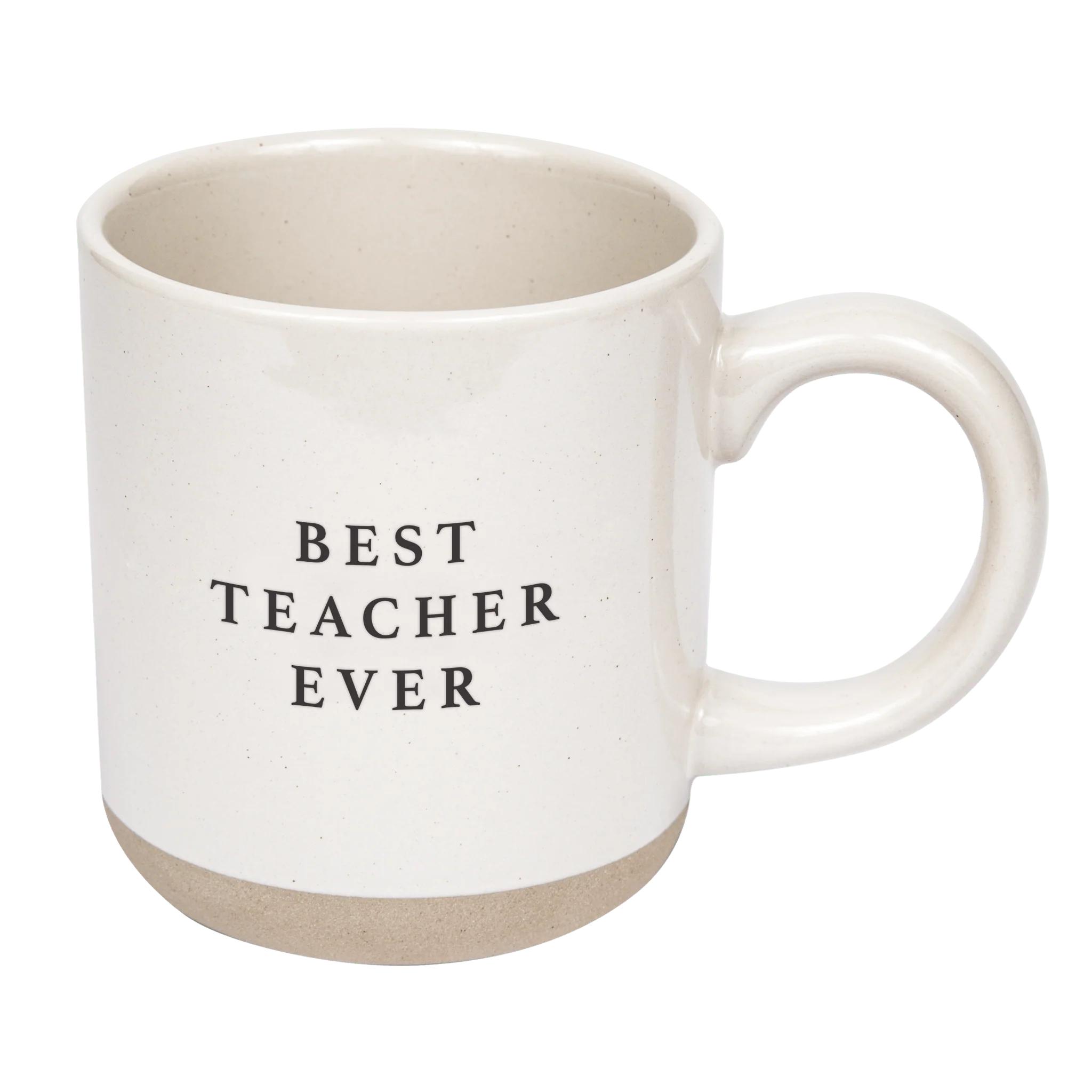 Sophisticated Teacher Ever 14 oz Stoneware Coffee Mug Traditional