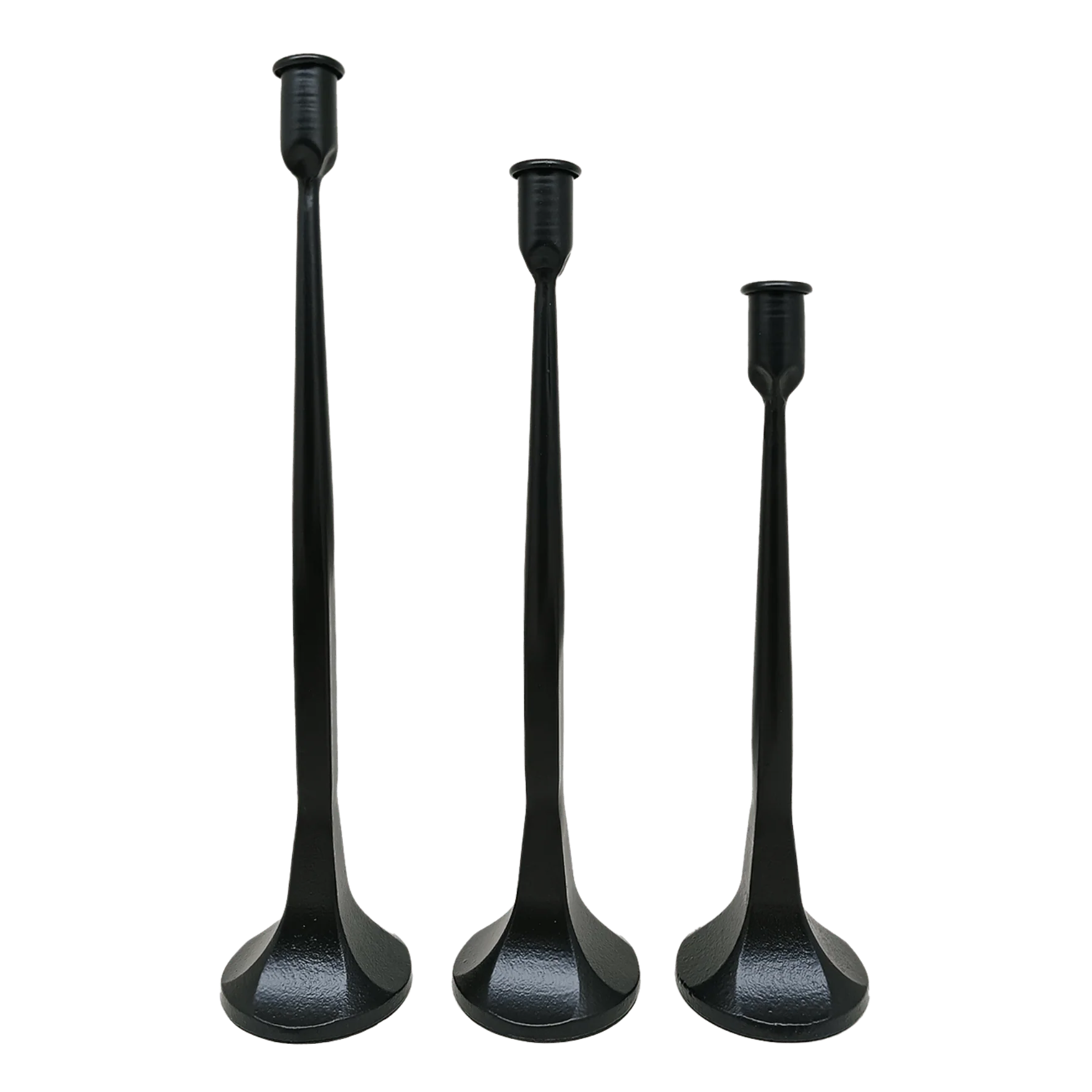 Classic Cast Iron Taper Candle Holders Sustainable