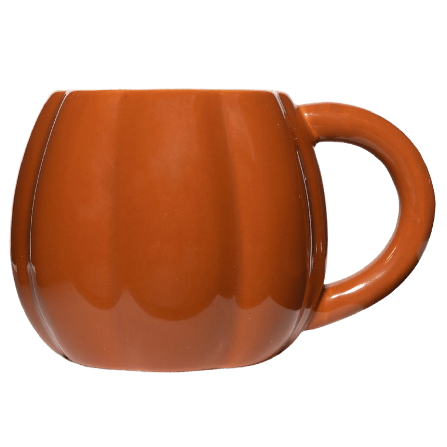 Recyclable Orange Pumpkin 19 oz Figural Coffee Mug Minimalist