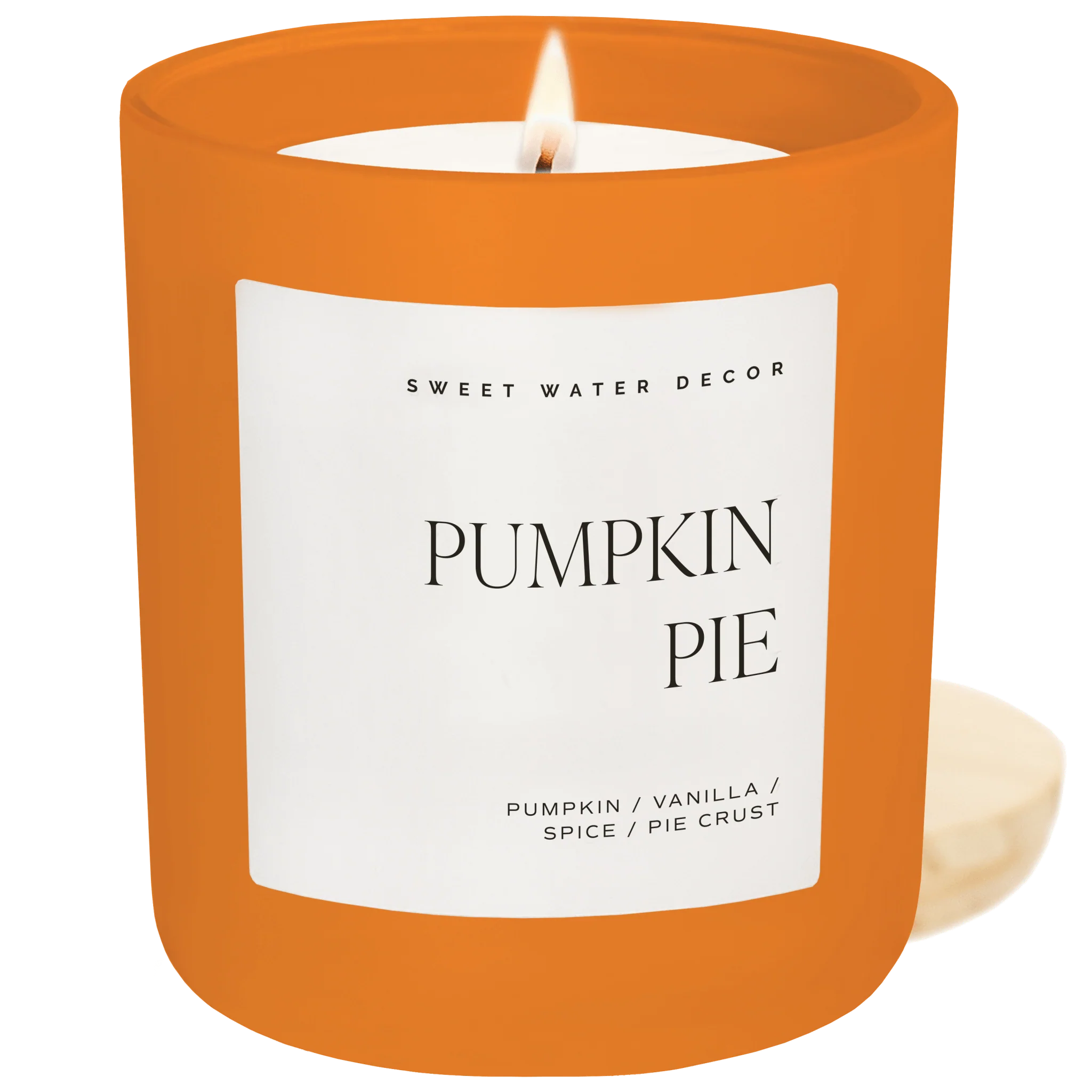 Practical Pumpkin Pie Soy Candle – Orange Matte Jar – 15 oz Hello Pumpkin Professional