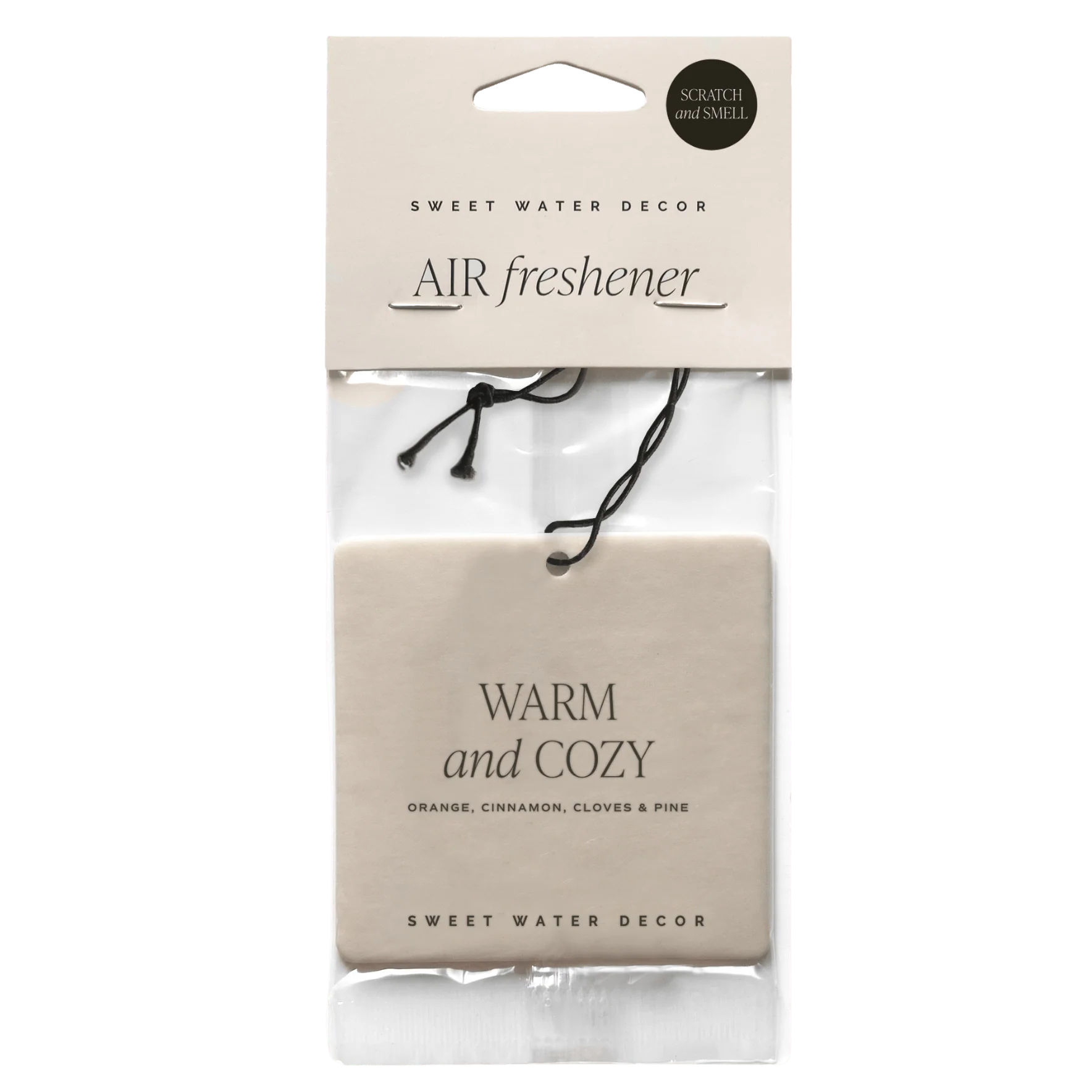 Smooth Warm and Cozy Hanging Air Freshener Relaxed