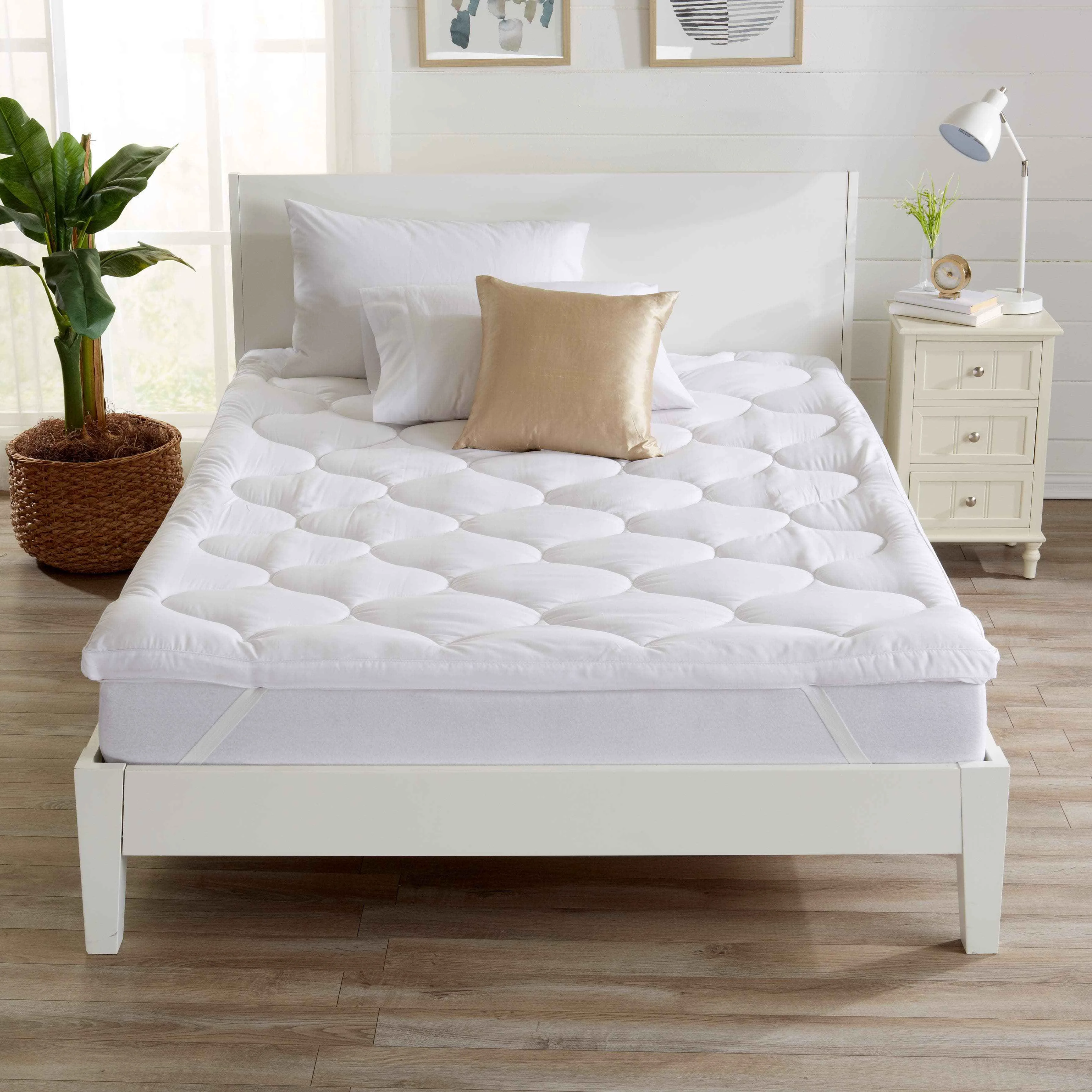 High-Performance 2 Inch Thick Hypoallergenic Mattress Topper – Kyla Collection Smooth