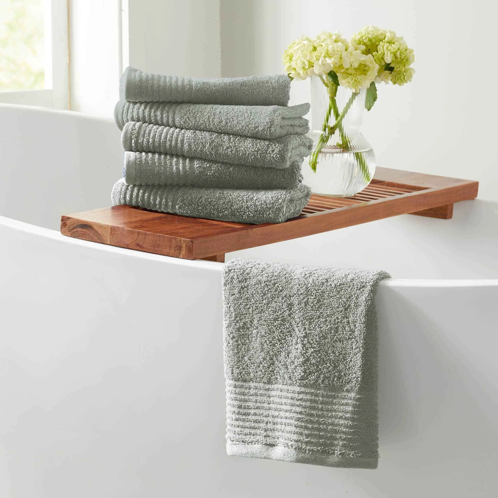 Fine 6 Pack Cotton Hand Towels – Kasper Collection Selected