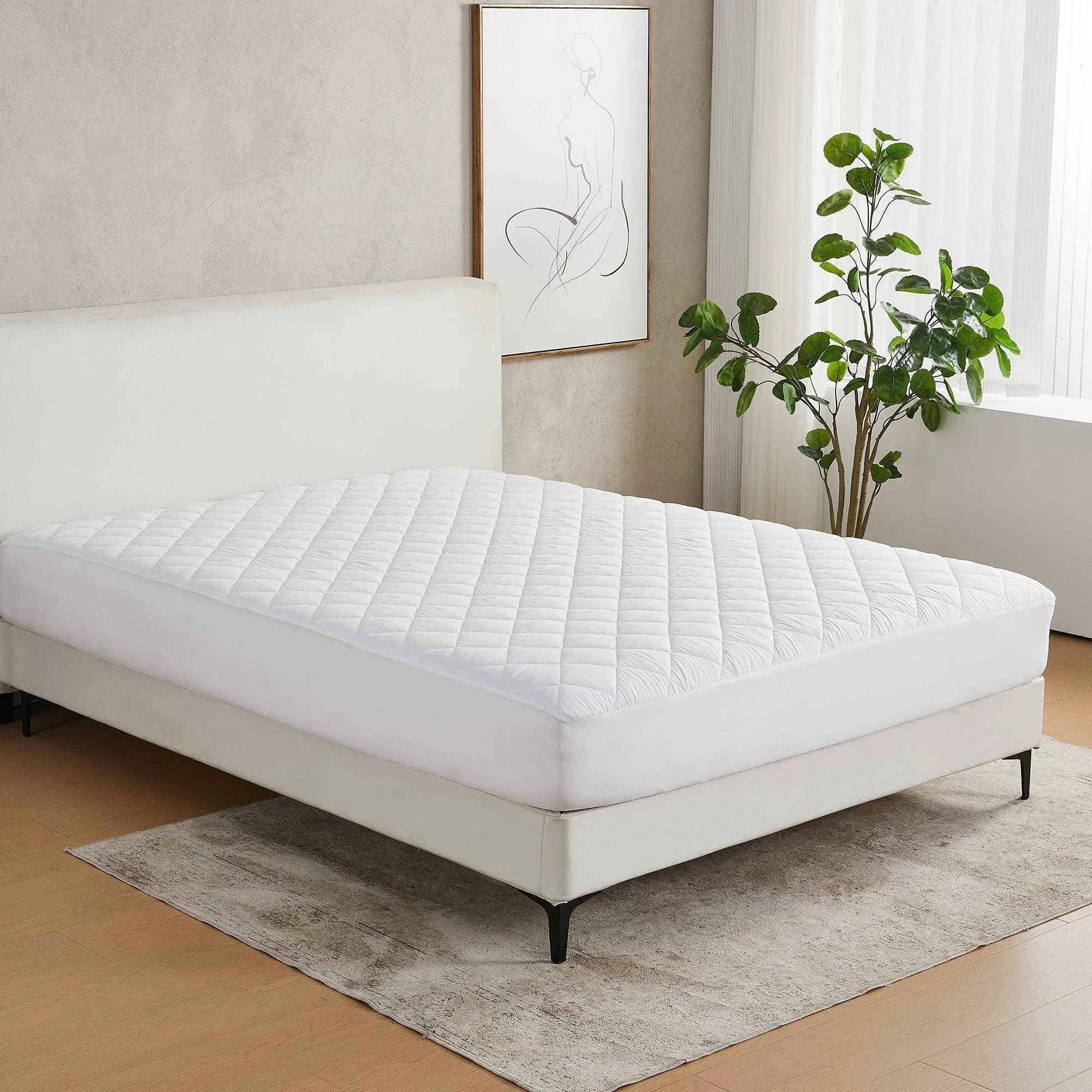 User-Friendly Down Waterproof Mattress Pad – Eckhart Collection Superior