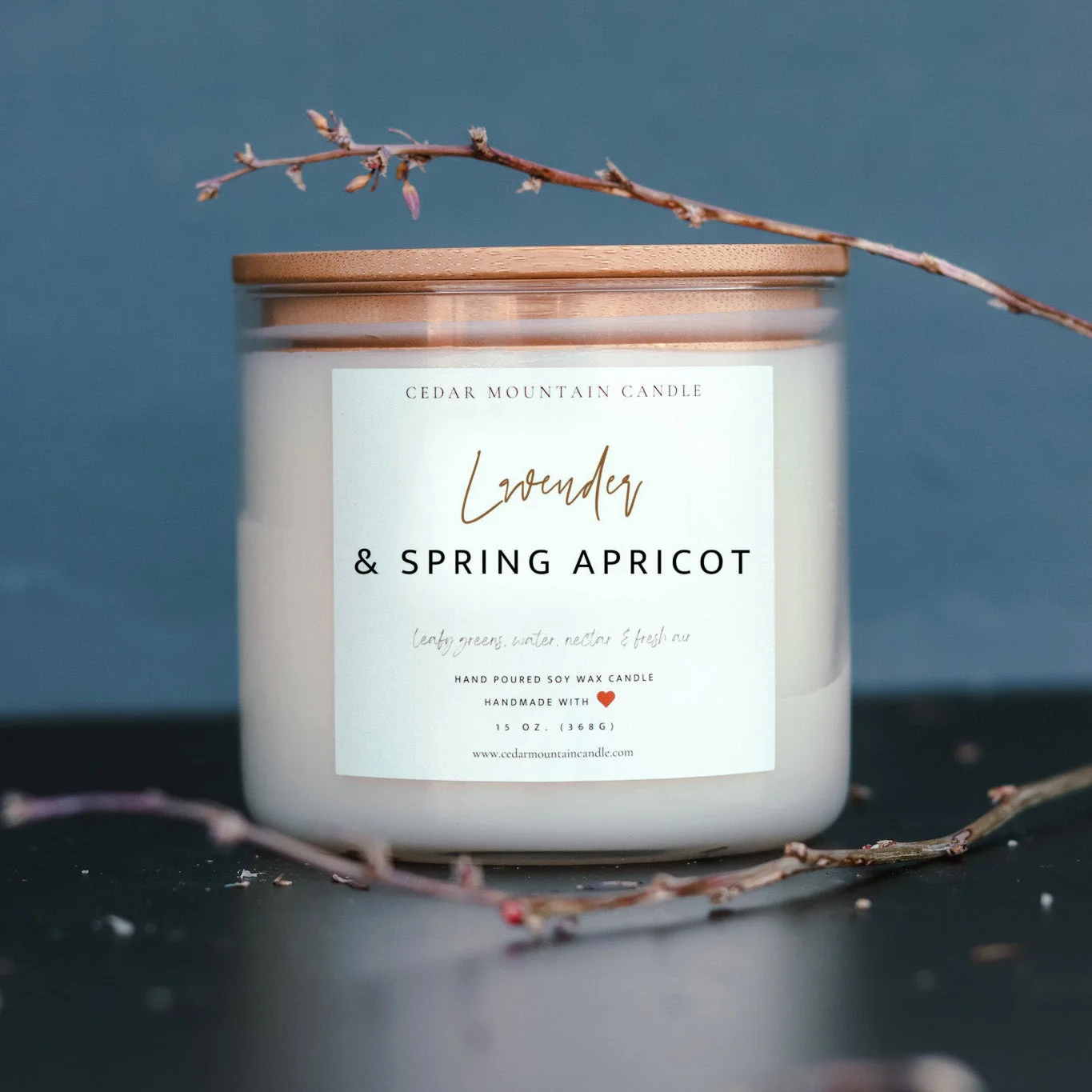 Stylish Lavender amp Spring Apricot – 3 Wick Jar Candle Comfortable