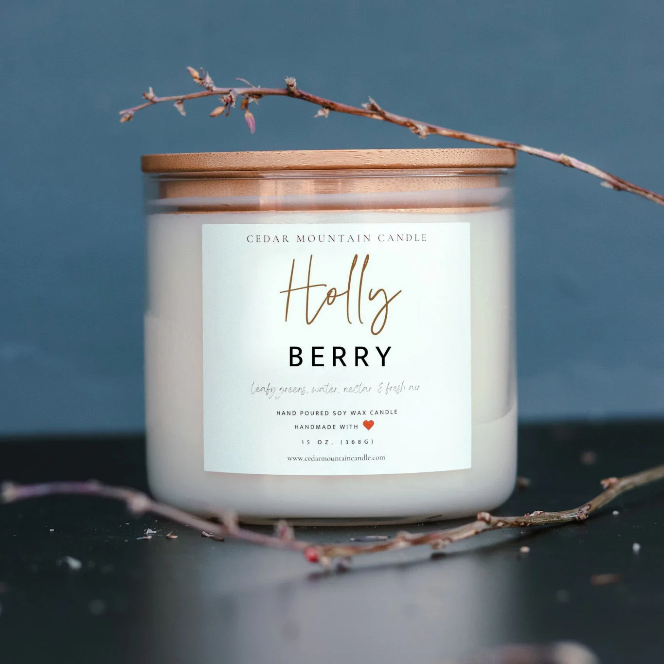 Proven Holly Berry – 3 Wick Jar Candle Refined