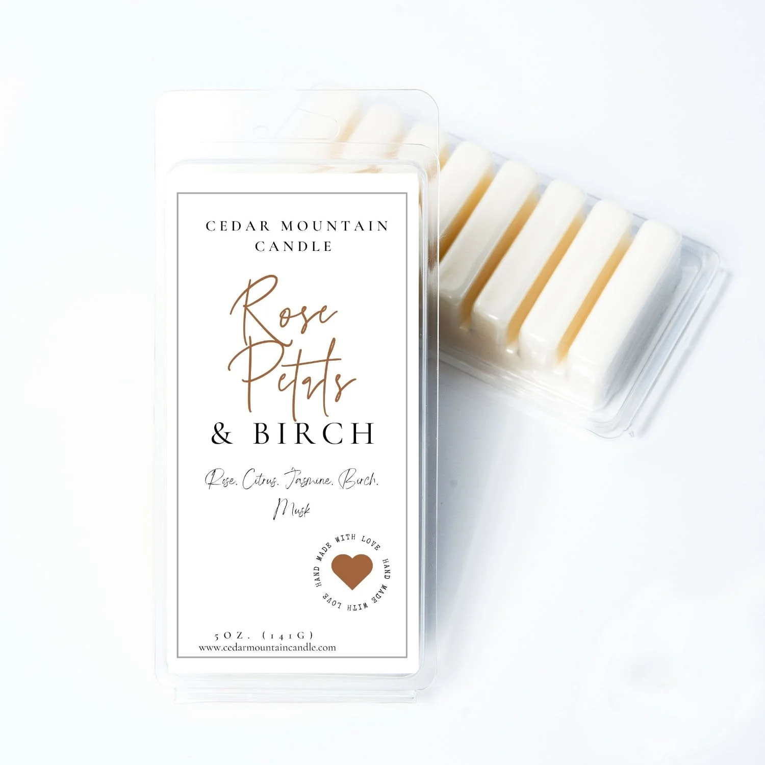 Fashionable Rose Petals amp Birch – 5.5 oz Wax Melts Exceptional
