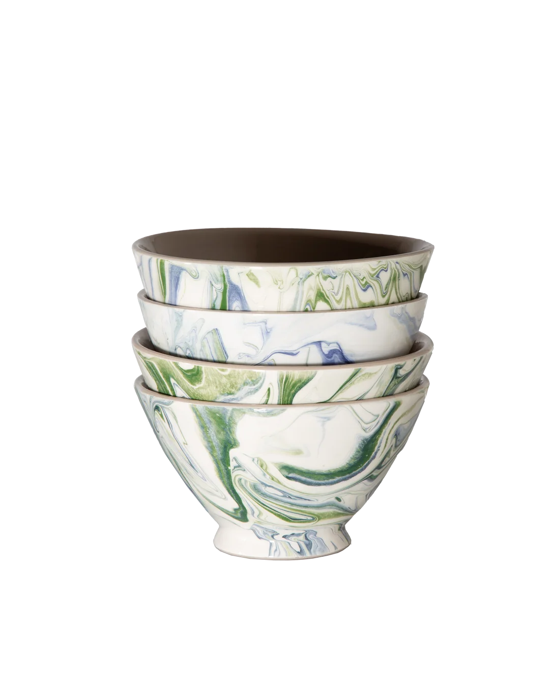 Organic Marbled Ocean Ramen Bowl – Set of 4 Secure