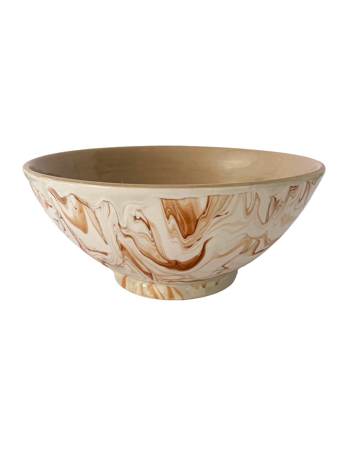 Efficient Marbled Terra Serving Bowl Relaxed