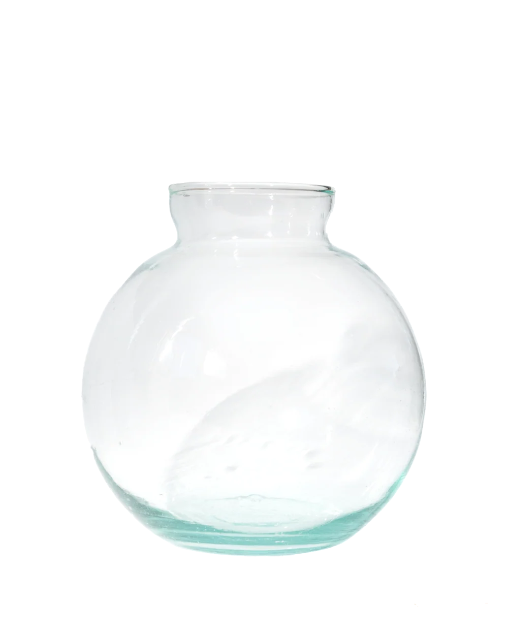 Detailed Bulle Recycled Glass Vase Authentic