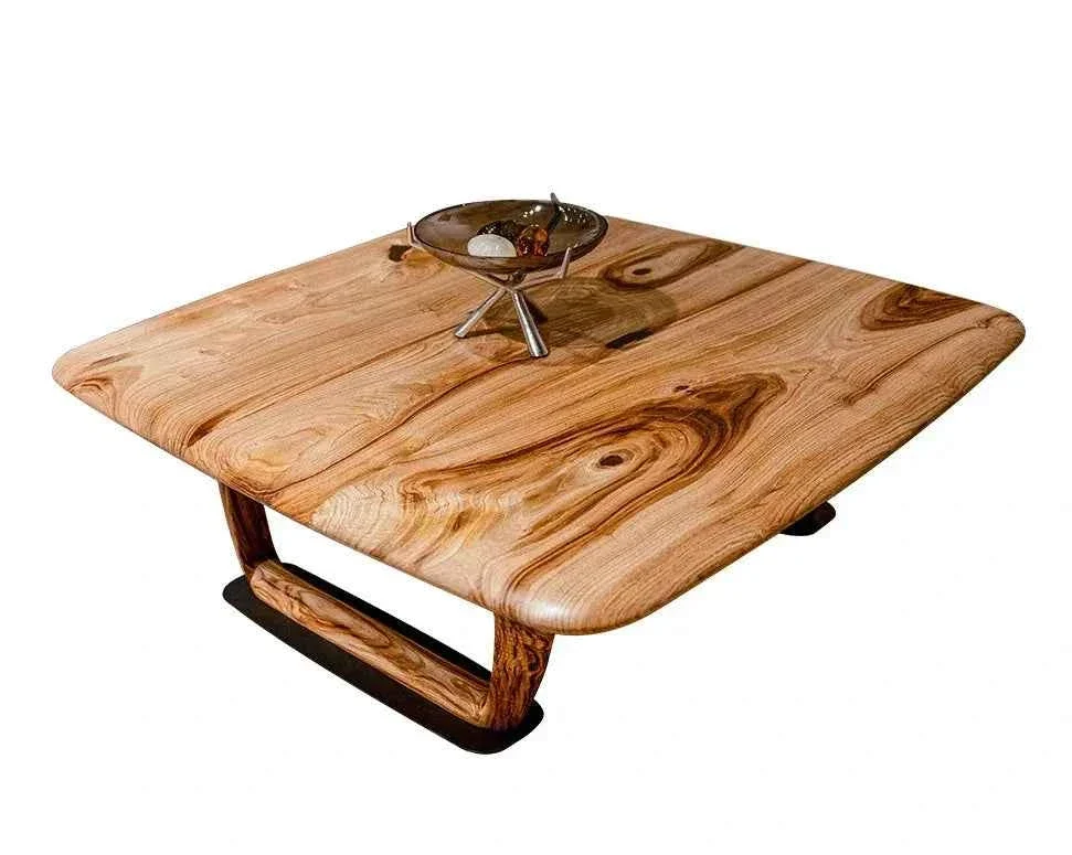 Reliable Rustic Solid Chestnut Wood Coffee Table with chestnut legs Next-Generation