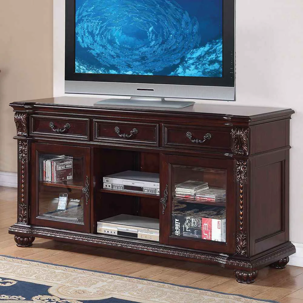 Sophisticated Anondale – TV Stand – Cherry Traditional