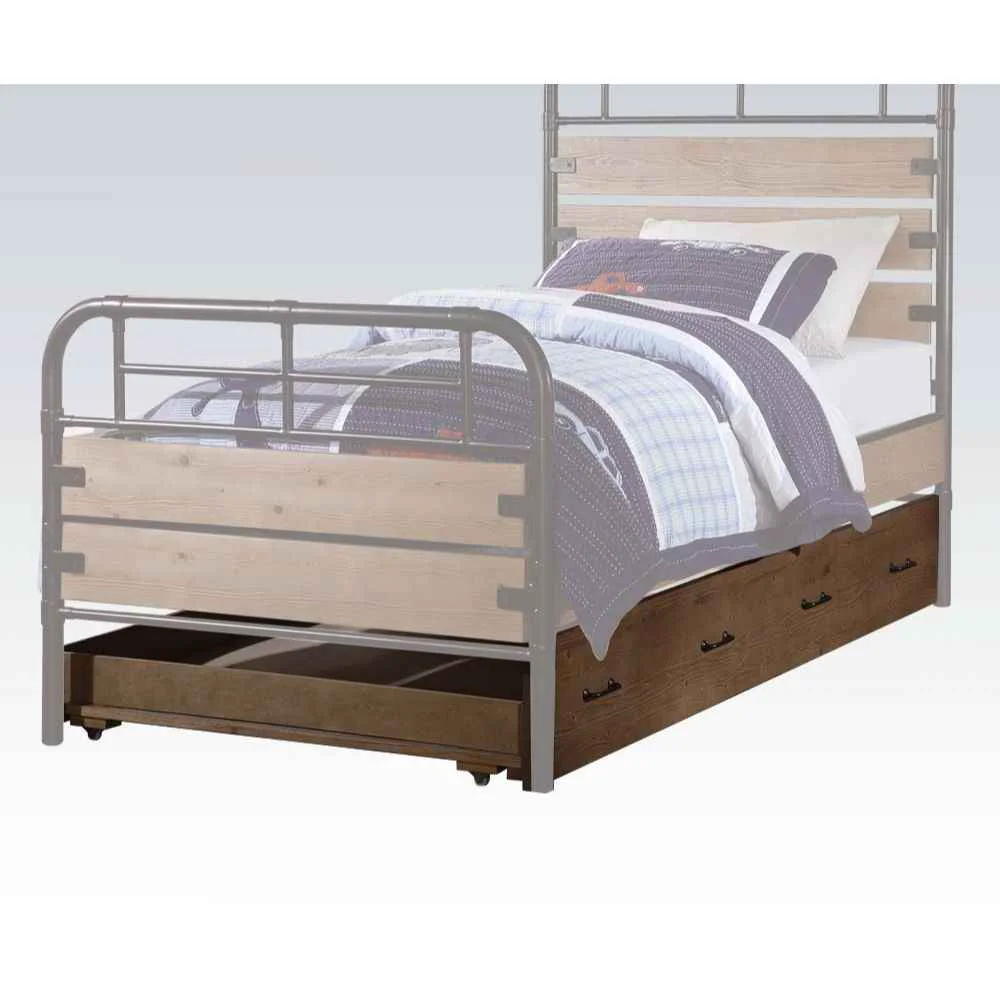 Fast Adams – Twin Trundle – Antique Oak Responsible