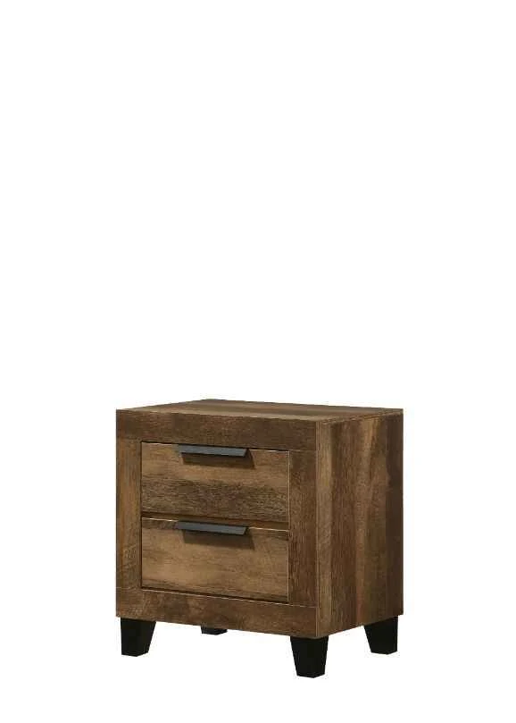 Carefully Designed Morales – Nightstand – Rustic Oak Fashionable