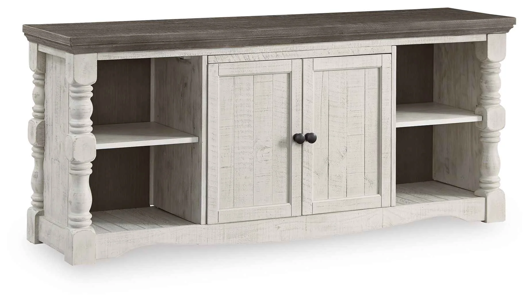 Powerful Havalance – Extra Large TV Stand – 2 Doors – Brown Beige Authentic