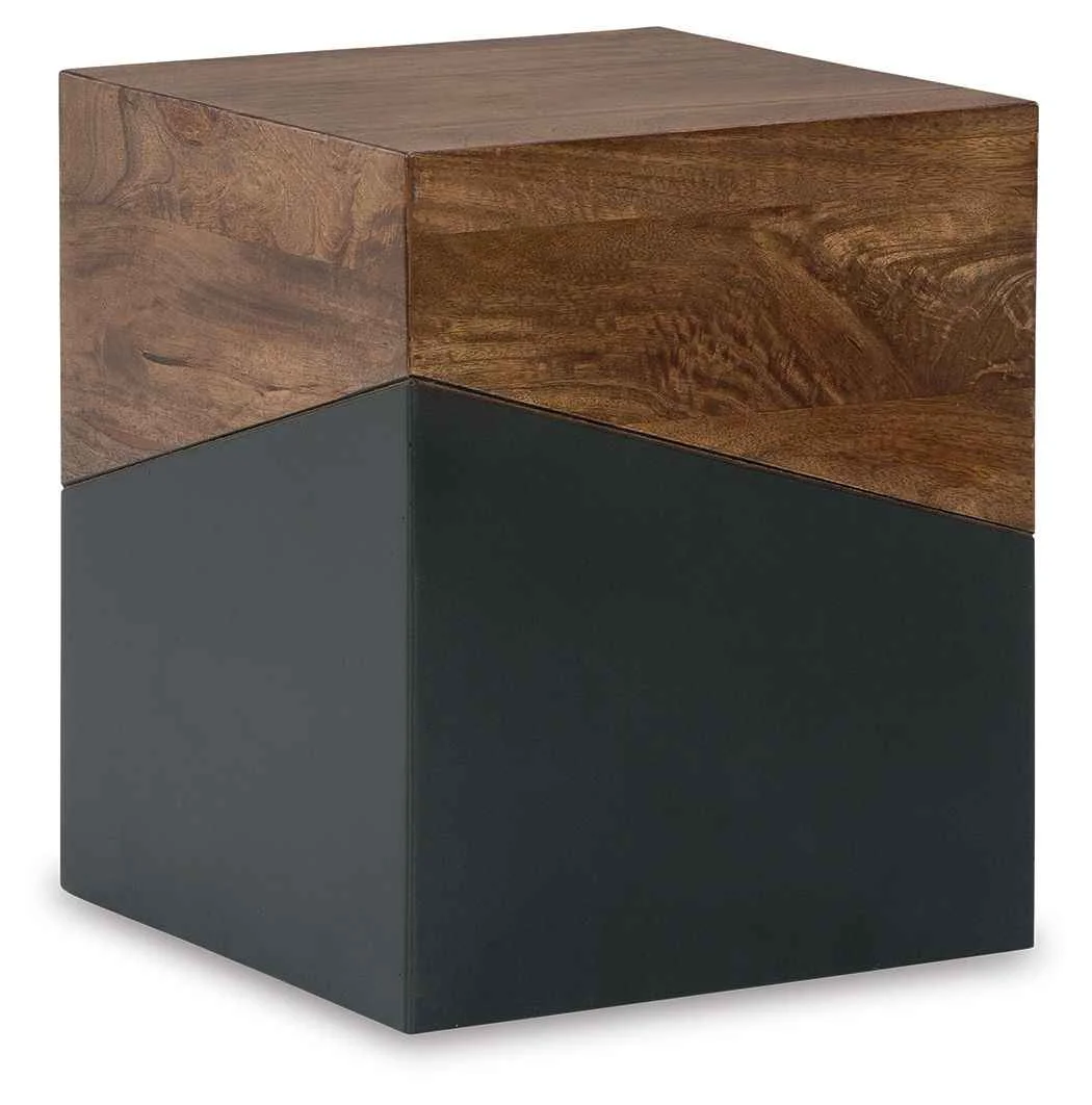 Top-Quality Trailbend – Accent Table – Brown Gunmetal Advanced