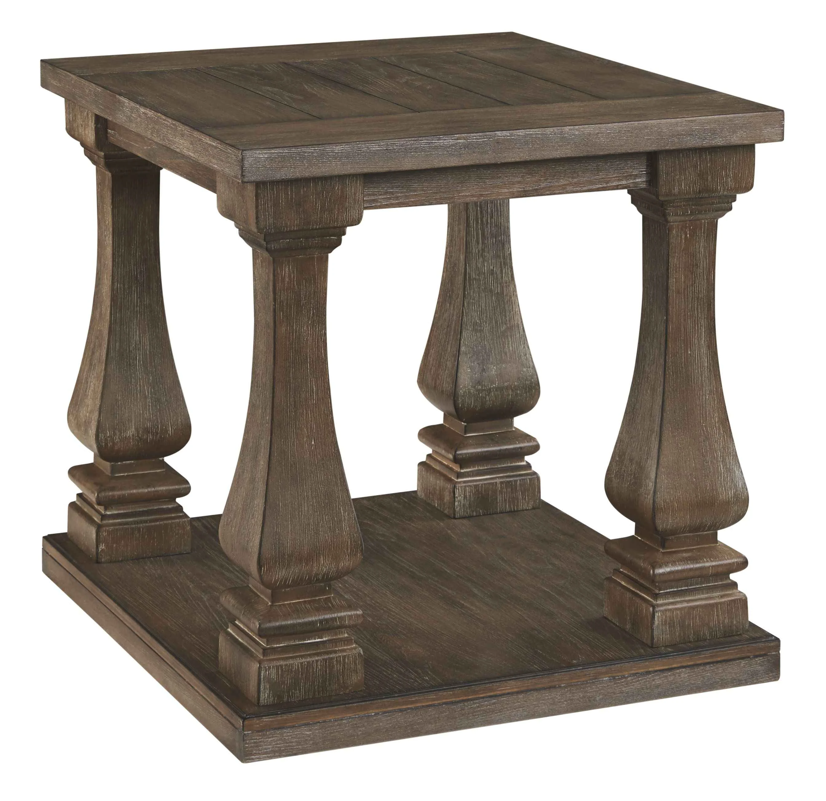 Green Johnelle – Rectangular End Table – Gray Fast