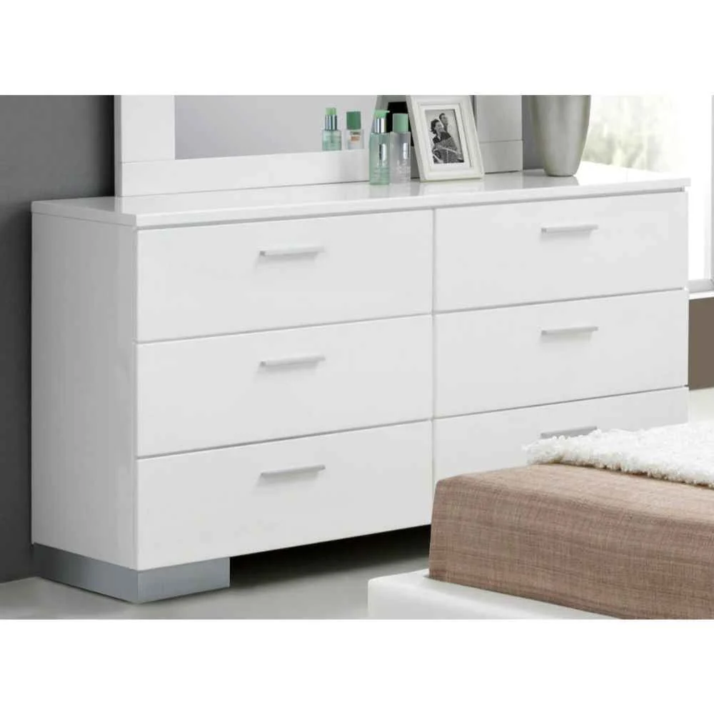Expertly Made Lorimar – Dresser – White amp Chrome Leg Prestigious