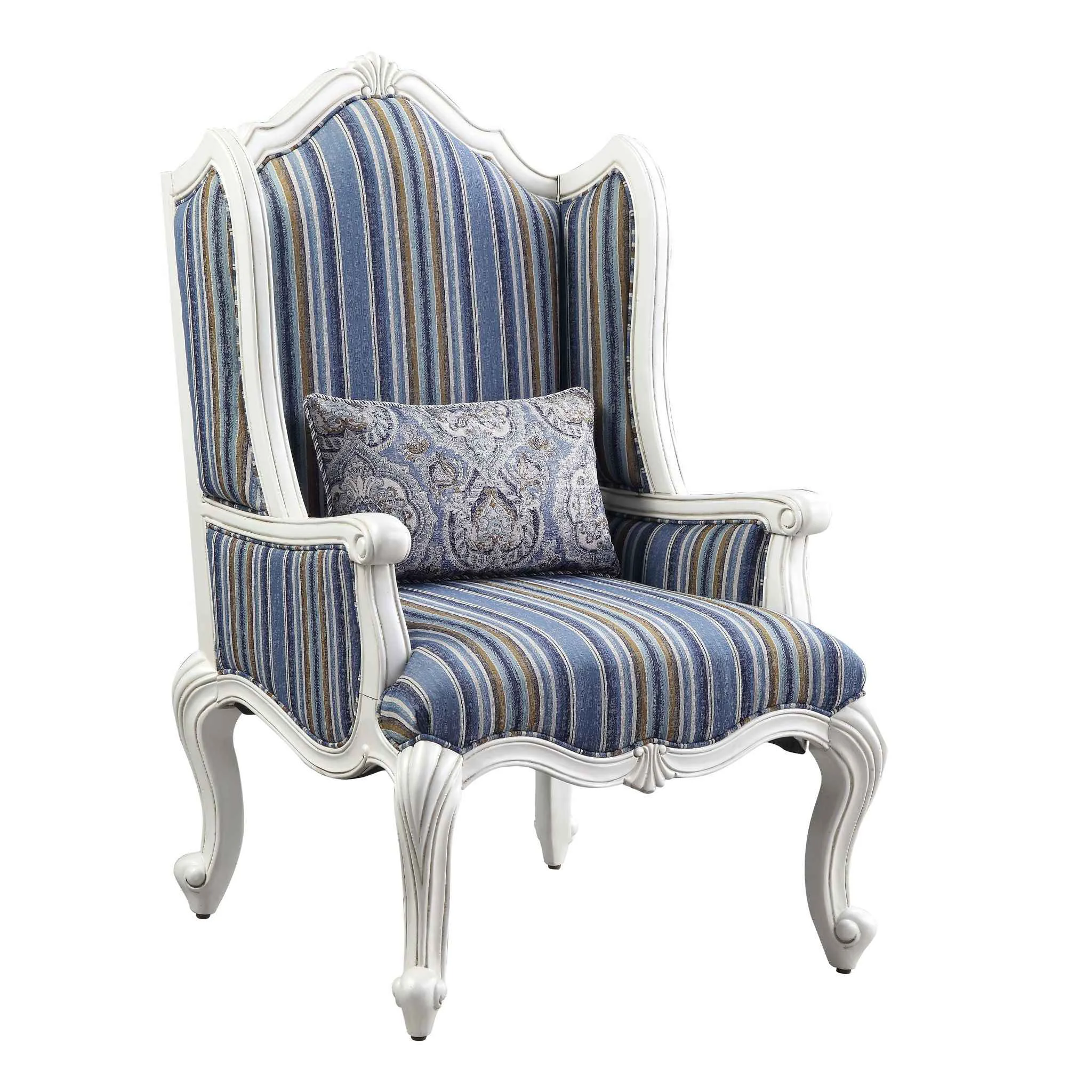 Stylish Ciddrenar – Chair With Pillow – Fabric amp White Healthy