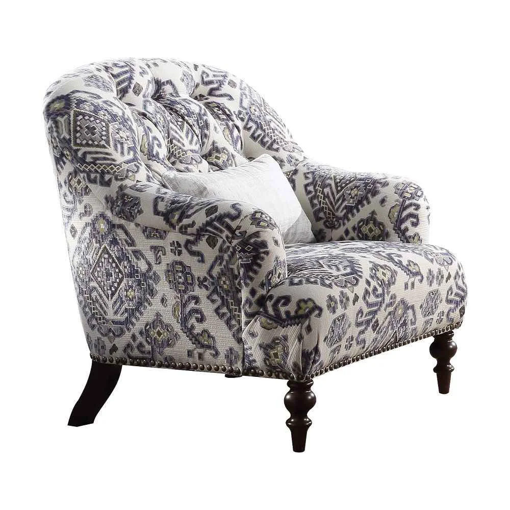 Functional Saira – Chair With Pillow – Pattern Fabric Fine