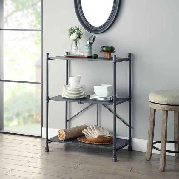 Prestigious Cordelia – Console Table – Sandy Black Dark Bronze Hand-Brushed Organic