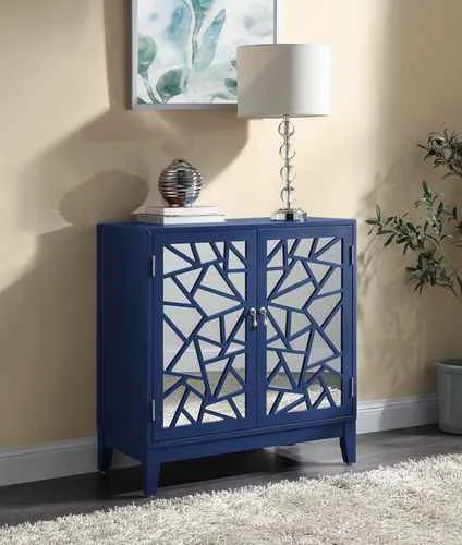 Crafted Einstein – Console Cabinet – Blue Elegant