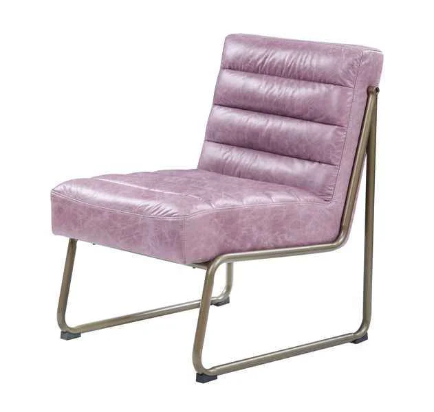 Innovative Loria – Accent Chair – Wisteria Top Grain Leather Trendy