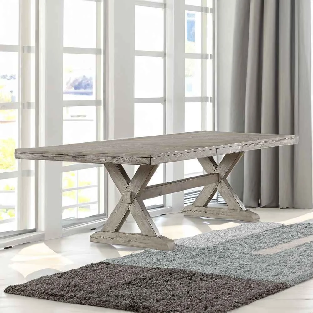 Specialty Rocky – Dining Table – Gray Oak Professional