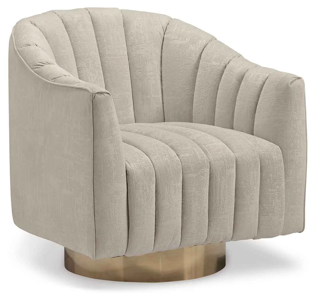 Secure Penzlin – Swivel Accent Chair – Pearl Smart