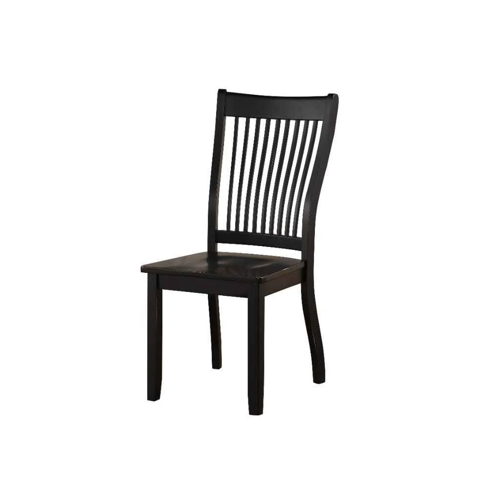 Crafted Renske – Side Chair Set of 2 – Black User-Friendly