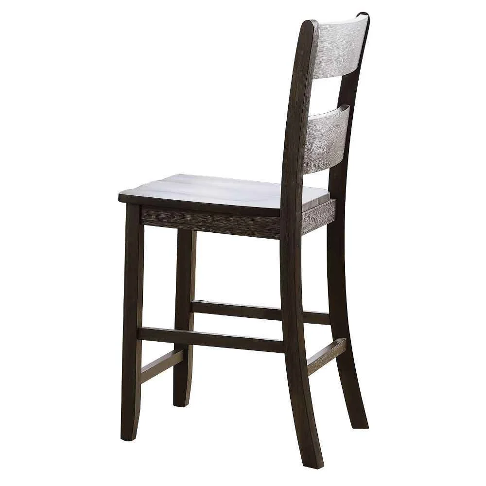 Selected Haddie – Counter Height Chair Set of 2 – Distressed Walnut Reliable