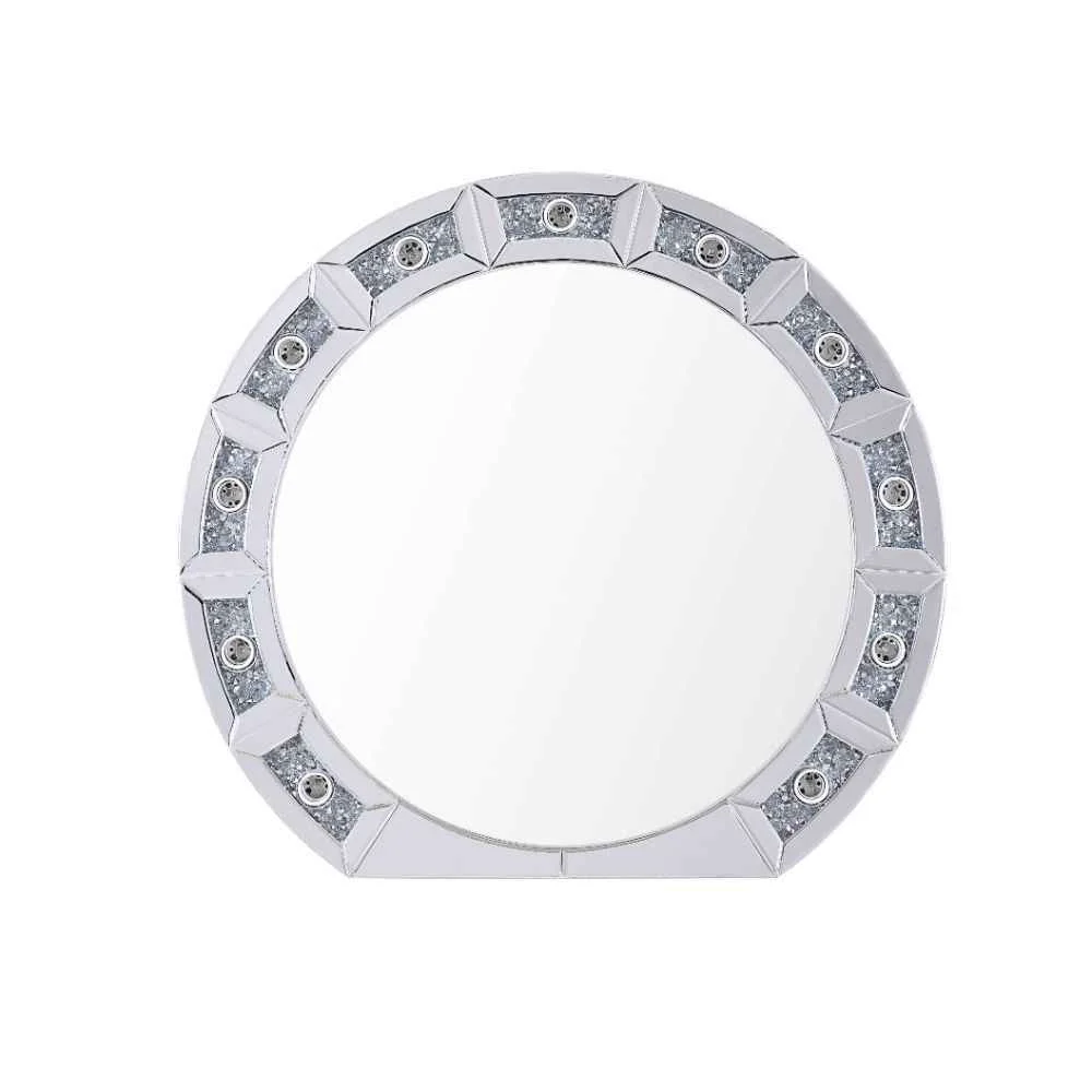 Optimized Noralie – 29 quot Accent Mirror – Mirrored amp Faux Diamonds Exceptional